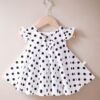 Baby girls umbrella cut long dress 0-7