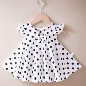 Baby girls umbrella cut long dress 0-7