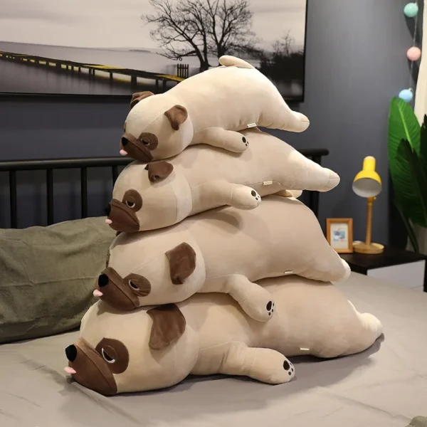 50-85CM Cute Pug Dog Plush Toys Stuffed Soft Animal Pillow Dolls for Children Kids Sleep Cushion Birthday Christmas Gift - Image 4