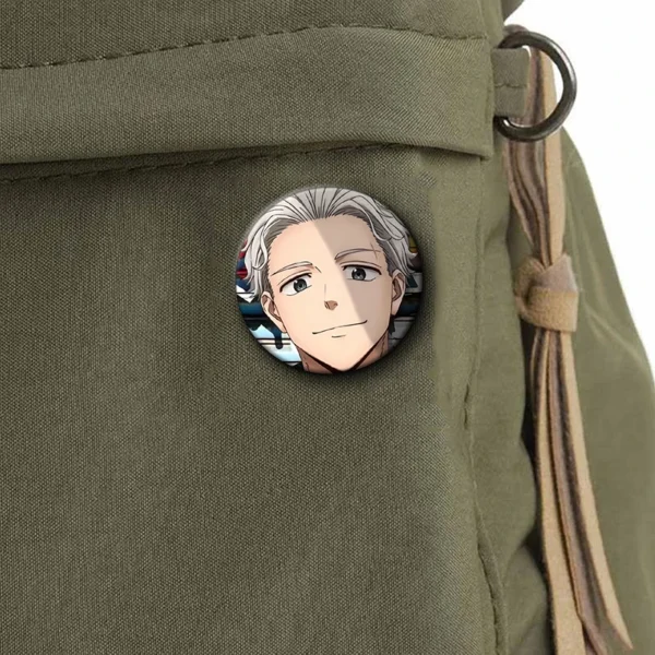 Japan Cartoon WIND BREAKER Anime Figures Suo Hayato Sakura Haruka Metal Laser Badge Character KAJI REN Decor Pins Fans Xmas Gift - Image 5