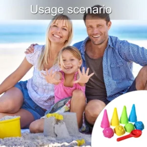 Beach Toy for Kids Sand Toy Ice Cream Mold Sand Game Gadgets Building Mold