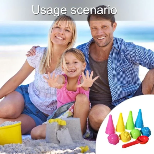 Beach Toy for Kids Sand Toy Ice Cream Mold Sand Game Gadgets Building Mold