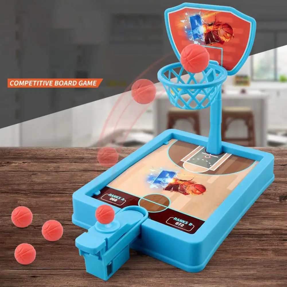 Indoor Basketball Shooting Sports Games Children Play Sets 3/8 Balls Interactive Kids Board Game Desktop Ball Children Kids Toy - Image 4