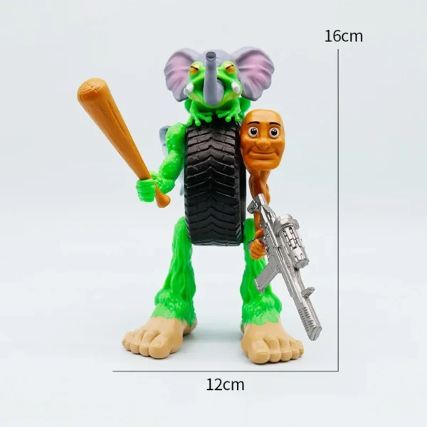 Italian Tung Tung Tung Sahur Figurine Model Tralalero Tralala Brainrot Monster Fusion Edition Anime Action Figure Ornament Toys - Image 4