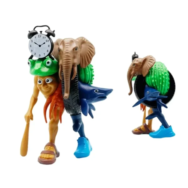 Italian Tung Tung Tung Sahur Figurine Model Tralalero Tralala Brainrot Monster Fusion Edition Anime Action Figure Ornament Toys - Image 2